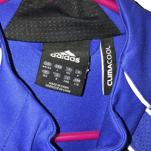 Men’s adidas soccer track jacket size large - Picture 2 of 4